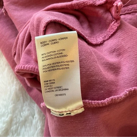 Free People | Pink Ruby Oversized Shirt Jacket size Small - Picture 12 of 15